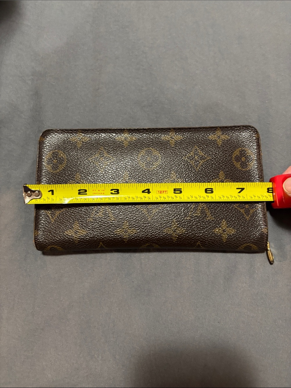 Louis Vuitton Monogram Long Wallet in Brown and Tan - Picture 11 of 12